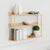 Platform Wall-Hung 3 Shelf Unit - Natural Oak - Unbeatable Bathrooms