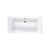 Carron Linea 1900mm x 900mm Carronite Bath - White - Unbeatable Bathrooms