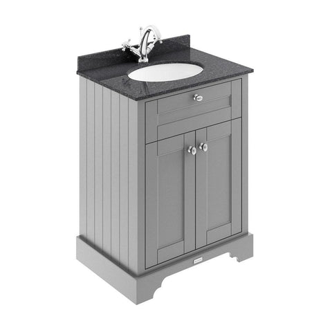 Hudson Reed Old London Vanity Unit with Marble Top - Floor Standing Unit - Unbeatable Bathrooms