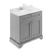Hudson Reed Old London Vanity Unit with Marble Top - Floor Standing Unit - Unbeatable Bathrooms