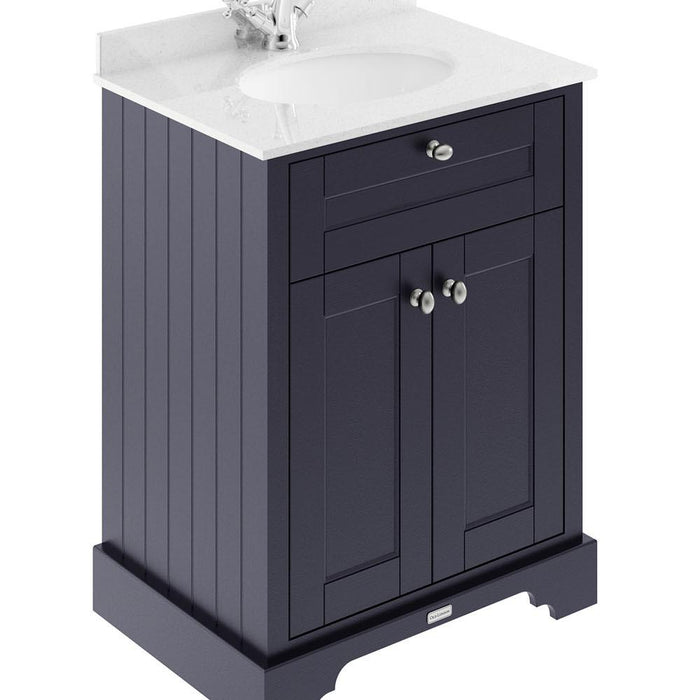 Hudson Reed Old London Vanity Unit with Marble Top - Floor Standing Unit - Unbeatable Bathrooms