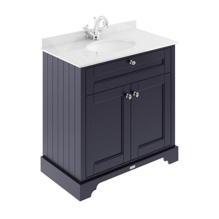 Hudson Reed Old London Vanity Unit with Marble Top - Floor Standing Unit - Unbeatable Bathrooms