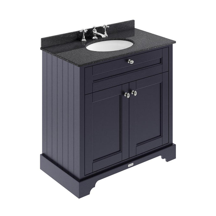 Hudson Reed Old London Vanity Unit with Marble Top - Floor Standing Unit - Unbeatable Bathrooms