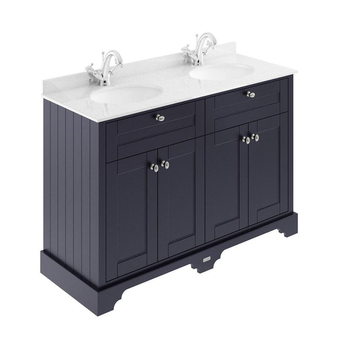 Hudson Reed Old London Vanity Unit with Marble Top - Floor Standing Unit - Unbeatable Bathrooms