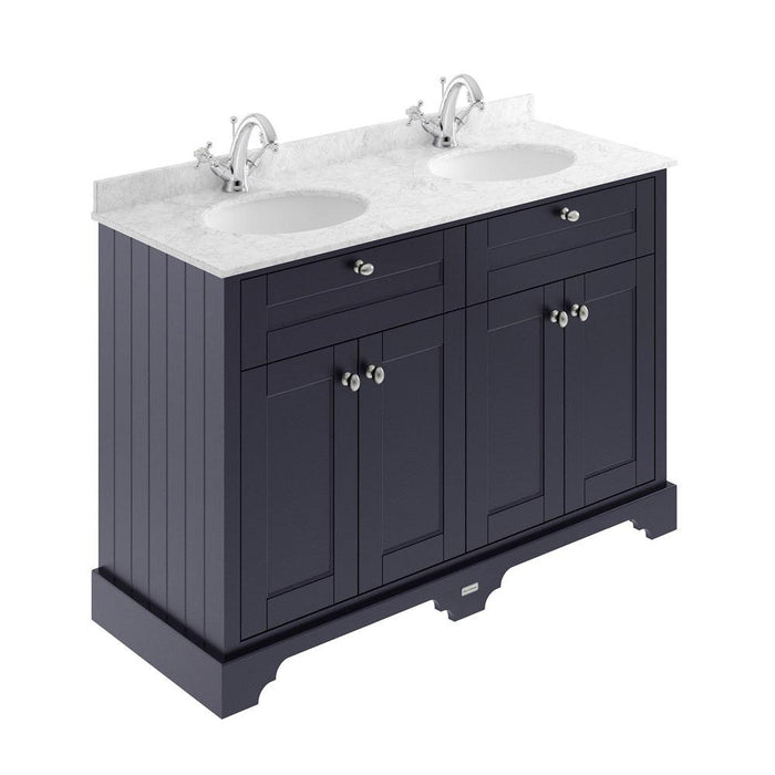 Hudson Reed Old London Vanity Unit with Marble Top - Floor Standing Unit - Unbeatable Bathrooms