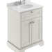 Hudson Reed Old London Vanity Unit with Marble Top - Floor Standing Unit - Unbeatable Bathrooms
