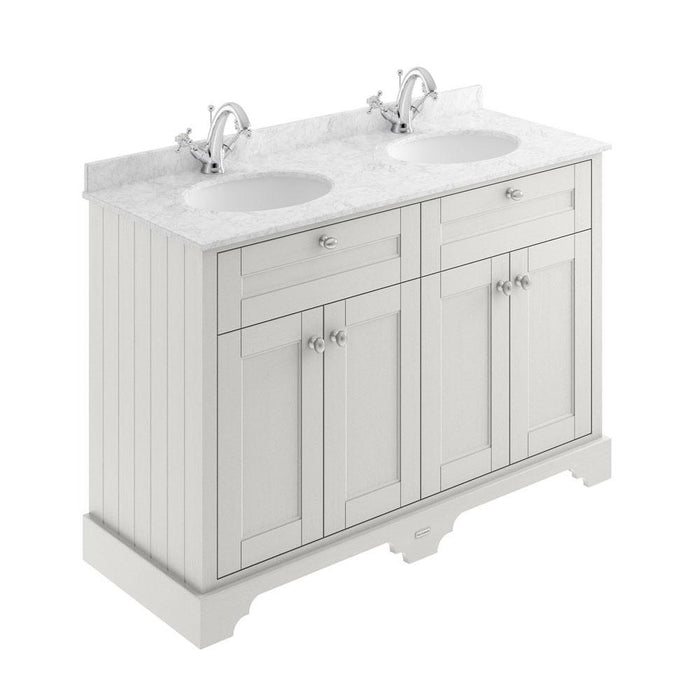 Hudson Reed Old London Vanity Unit with Marble Top - Floor Standing Unit - Unbeatable Bathrooms