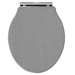 Hudson Reed Chancery Soft Close Toilet Seat - Storm Grey - Unbeatable Bathrooms