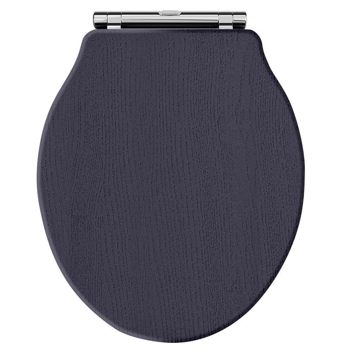 Hudson Reed Chancery Soft Close Toilet Seat - Twilight Blue - Unbeatable Bathrooms