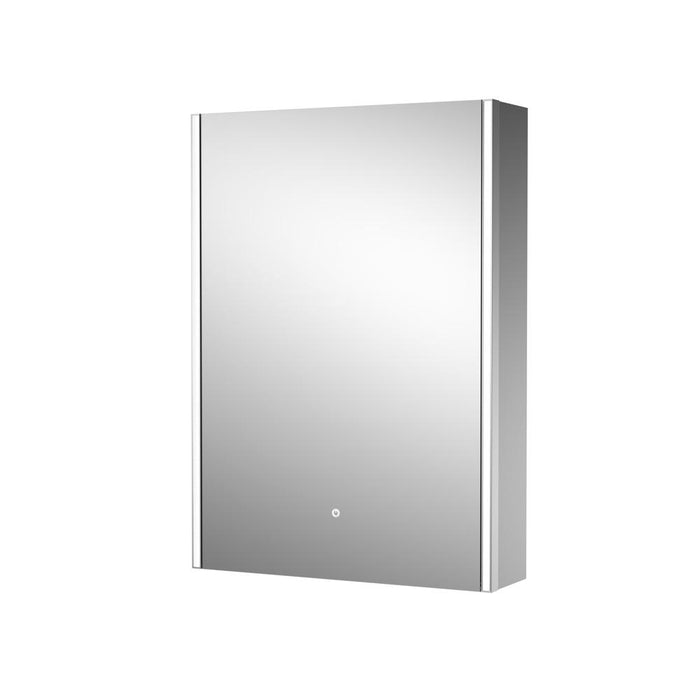 Hudson Reed Pavo LED Touch Sensor 1 Door Mirror Cabinet - Unbeatable Bathrooms