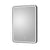 Hudson Reed Hydrus Black Framed LED Touch Sensor Mirror - Unbeatable Bathrooms