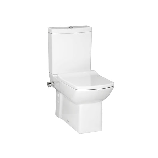 Creavit Lara Close Coupled Toilet with Combined Bidet & Integrated Control (Closed Back) - Unbeatable Bathrooms