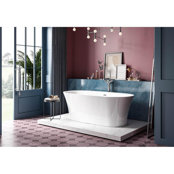 Charlotte Edwards Luna 1700 x 800mm Slim-Edged Freestanding Bath - Unbeatable Bathrooms