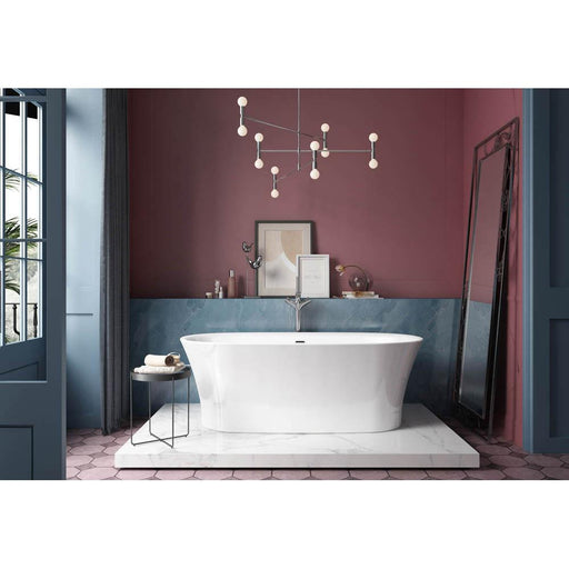 Charlotte Edwards Luna 1700 x 800mm Slim-Edged Freestanding Bath - Unbeatable Bathrooms