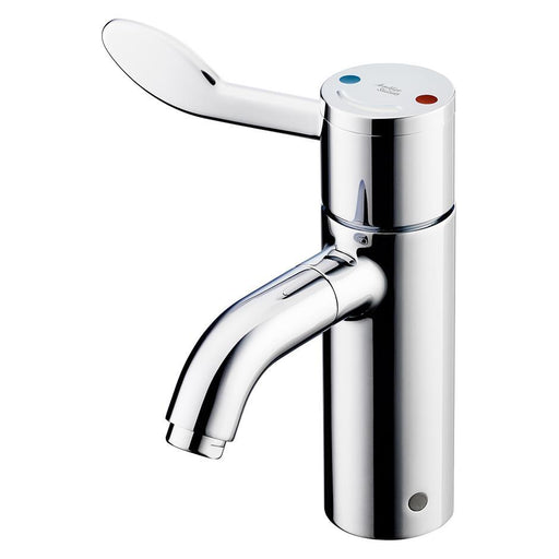 Armitage Shanks Markwik 21+ 1 Hole Thermostatic Basin Mixer, Single Sequential Lever, Demountable with Copper Tails - Unbeatable Bathrooms