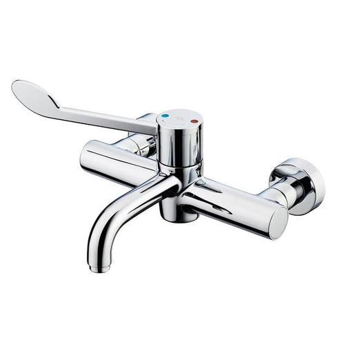 Armitage Shanks Markwik 21+ Panel Mounted Thermostatic Basin Mixer, Single Sequential Lever, Demountable with Fixed Spout - Unbeatable Bathrooms