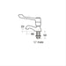 Armitage Shanks Markwik -1/2inch Pillar Taps, Raised Nose, Inlets Screwed -1/2inch Bsp Male - Unbeatable Bathrooms