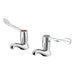 Armitage Shanks Markwik -1/2inch Pillar Taps, Raised Nose, Inlets Screwed -1/2inch Bsp Male - Unbeatable Bathrooms