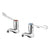 Armitage Shanks Markwik -1/2inch Pillar Taps, Raised Nose, Inlets Screwed -1/2inch Bsp Male - Unbeatable Bathrooms
