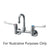 Armitage Shanks Markwik -1/2inch Wall Mounted Mixer, Exposed Inlets with 125mm Projection Single Flow Swivel Nozzle, Antisplash Outlet, 150mm Levers - Unbeatable Bathrooms