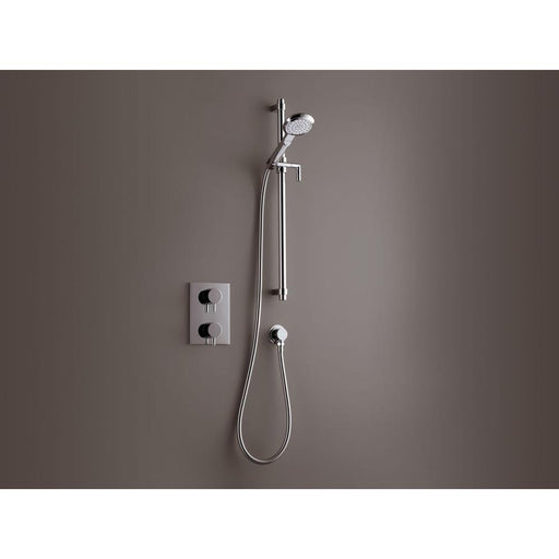 Matki Elixir Concealed Mixer and Slide Rail with Classic Design and Single Function Handset - Unbeatable Bathrooms