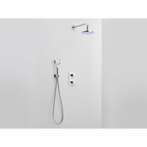 Matki Elixir Concealed Mixer with Deluge Shower Head and Hand Shower - Unbeatable Bathrooms