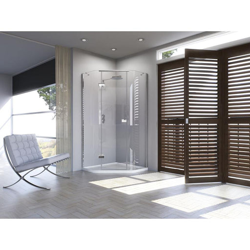 Matki Illusion Quintesse Shower Enclosure with Integrated Shower Tray - Unbeatable Bathrooms