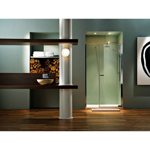 Matki Radiance Inline Recess Pivot Door with Glass Guard - Unbeatable Bathrooms