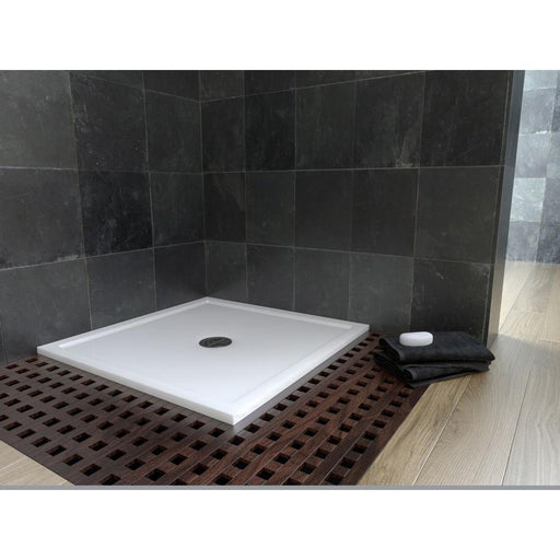 Matki Continental 40 1000mm Square Shower Tray & Waste - Unbeatable Bathrooms