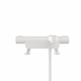 Aqualisa Midas 220 Thermostatic Bath & Shower Mixer - Matt White - Unbeatable Bathrooms
