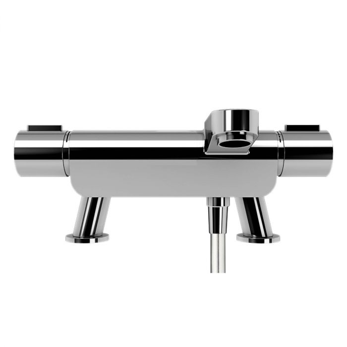 Aqualisa Midas 220 Thermostatic Bath & Shower Mixer - Chrome - Unbeatable Bathrooms