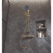 Aqualisa Midas 220 Thermostatic Bar Mixer Shower with Adjustable Head - Brushed Brass - Unbeatable Bathrooms