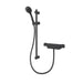 Aqualisa Midas 220 Thermostatic Bar Mixer Shower with Adjustable Head - Matt Black - Unbeatable Bathrooms