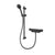 Aqualisa Midas 220 Thermostatic Bar Mixer Shower with Adjustable Head - Matt Black - Unbeatable Bathrooms