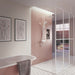 Aqualisa Midas 220 Thermostatic Mixer Shower Column with Adjustable & Fixed Head - Matt White - Unbeatable Bathrooms