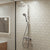 Aqualisa Midas 220 Thermostatic Mixer Shower Column with Adjustable & Fixed Head - Chrome - Unbeatable Bathrooms