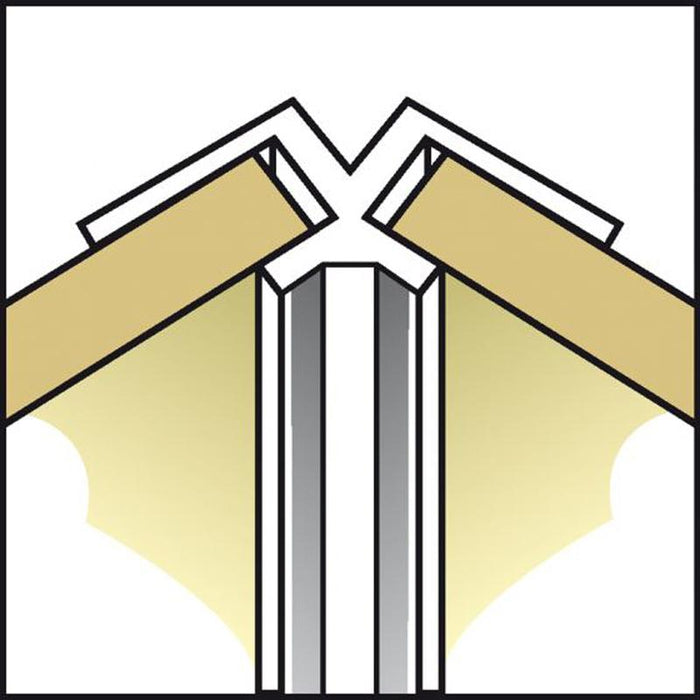 Tissino Reef 5mm Internal Profile - Unbeatable Bathrooms