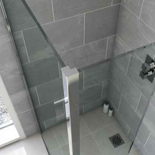 Tissino Armano Corner Connecting Profile Chrome - Unbeatable Bathrooms