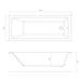 Tissino Lorenzo Eco 1700 x 700mm Single Ended Bath - Unbeatable Bathrooms