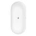 Tissino Angelo 15/1700mm Freestanding Bath - White - Unbeatable Bathrooms