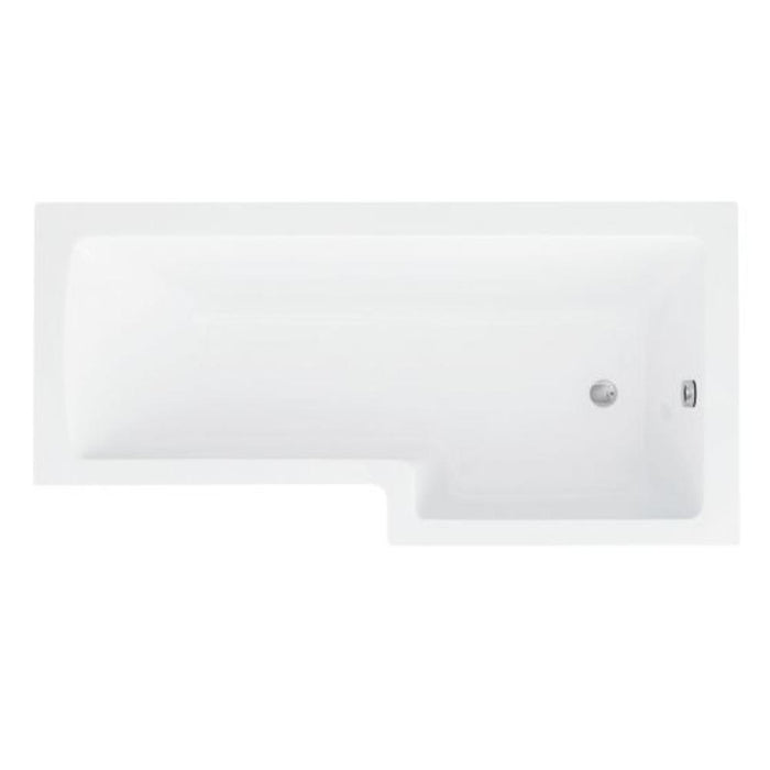 Tissino Lorenzo Premium 1700 x 700/850mm Shower Bath - Unbeatable Bathrooms