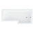 Tissino Lorenzo Premium 1700 x 700/850mm Shower Bath - Unbeatable Bathrooms