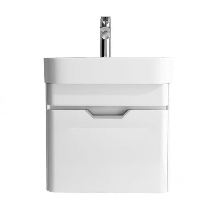 Tissino Loretto 570mm Vanity Unit - Wall Hung 1 Drawer Unit - Unbeatable Bathrooms