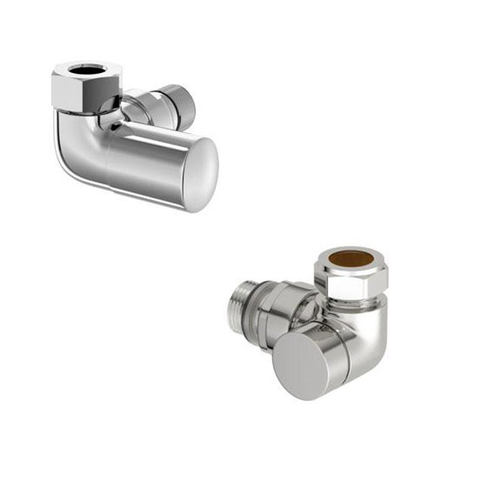 Tissino Chrome Double Angle Valves - Unbeatable Bathrooms