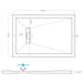 Tissino SL25 Rectangular Shower Tray - Unbeatable Bathrooms