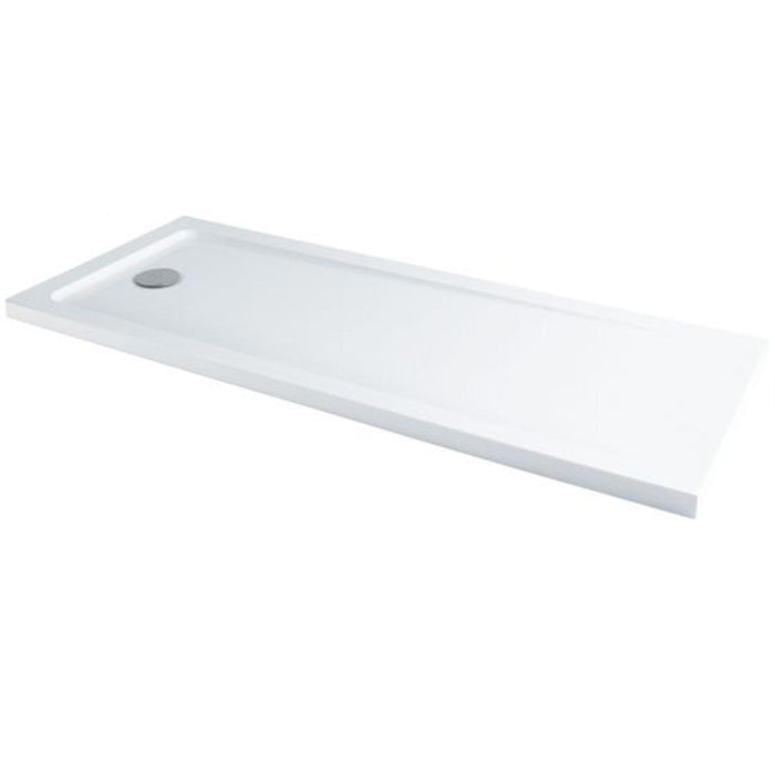 MX Elements 1700 x 700mm Walk-In Rectangle Shower Tray - Unbeatable Bathrooms
