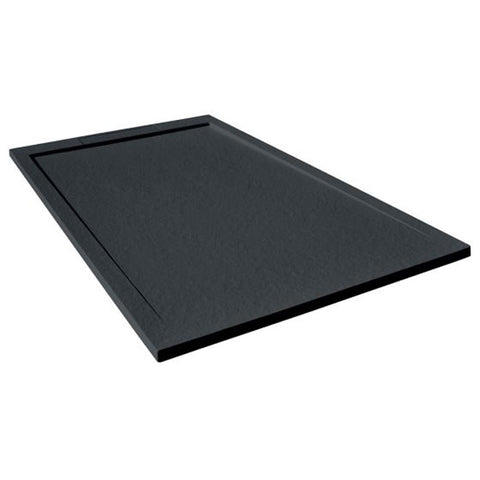 Tissino Giorgio Lux Rectangle Shower Tray - Black - Unbeatable Bathrooms
