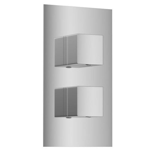 Tissino Mario Dual Handles Concealed Thermostatic Shower Valve Chrome - Unbeatable Bathrooms