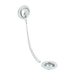 Tissino Bath Waste and Chain - Chrome - Unbeatable Bathrooms