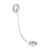 Tissino Bath Waste and Chain - Chrome - Unbeatable Bathrooms